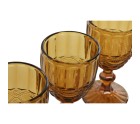 Set de Copas Home ESPRIT Ambar Cristal 240 ml (6 Unidades)