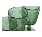 Set of cups Home ESPRIT Green Crystal 285 ml (6 Units)