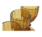 Set of cups Home ESPRIT Amber Crystal 325 ml (6 Units)