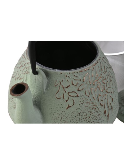 Tetera Home ESPRIT Negro Verde Acero Inoxidable Hierro 900 ml