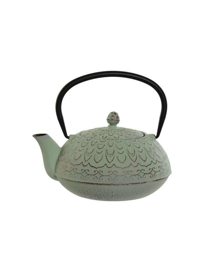 Teapot Home ESPRIT Black Green Iron 900 ml