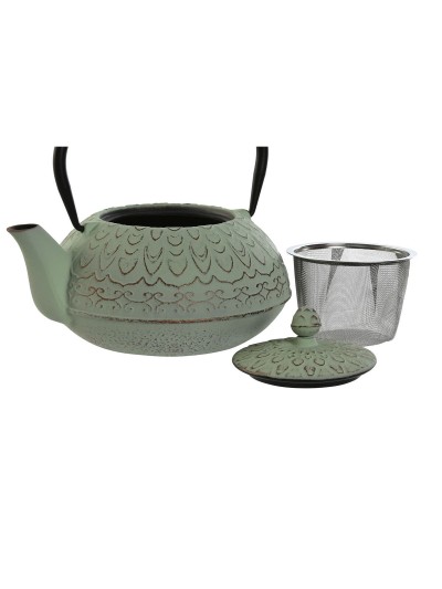 Tetera Home ESPRIT Negro Verde Hierro 900 ml