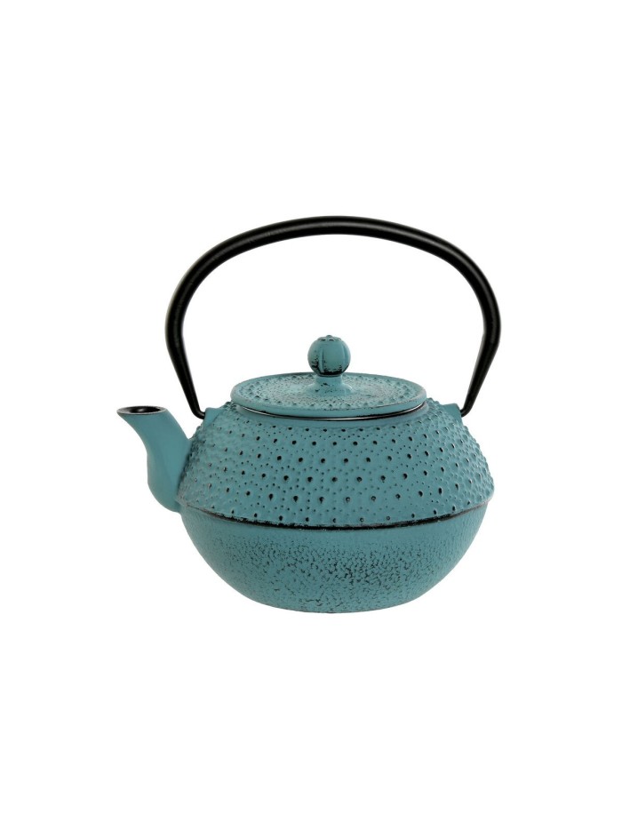Teapot Home ESPRIT Blue Black Stainless steel Iron 1,2 L