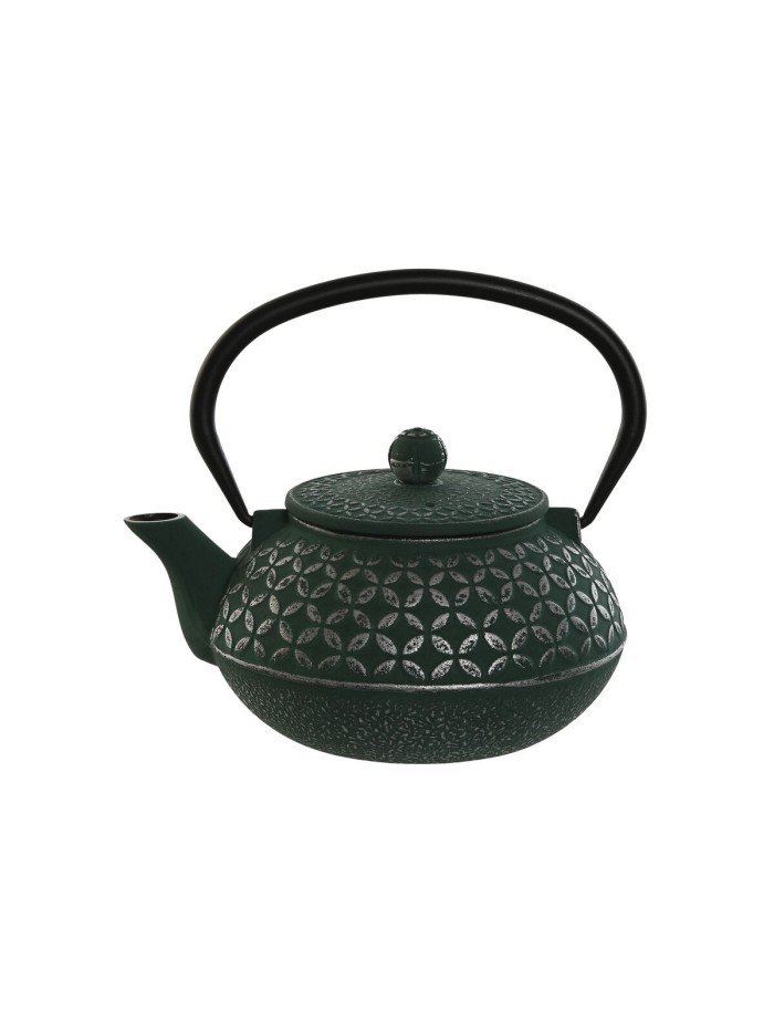 Teapot Home ESPRIT Black Green Stainless steel Iron 900 ml