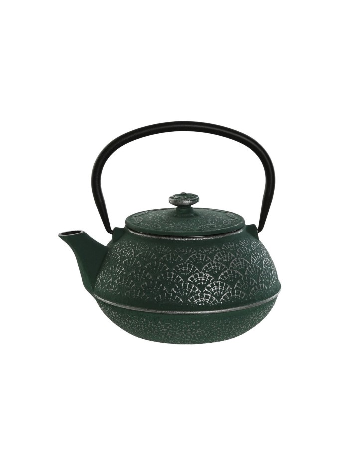Teapot Home ESPRIT Black Green Stainless steel Iron 800 ml