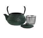 Teapot Home ESPRIT Black Green Stainless steel Iron 800 ml