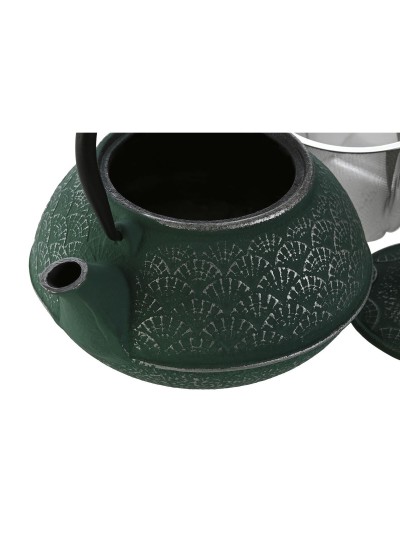 Tetera Home ESPRIT Negro Verde Acero Inoxidable Hierro 800 ml