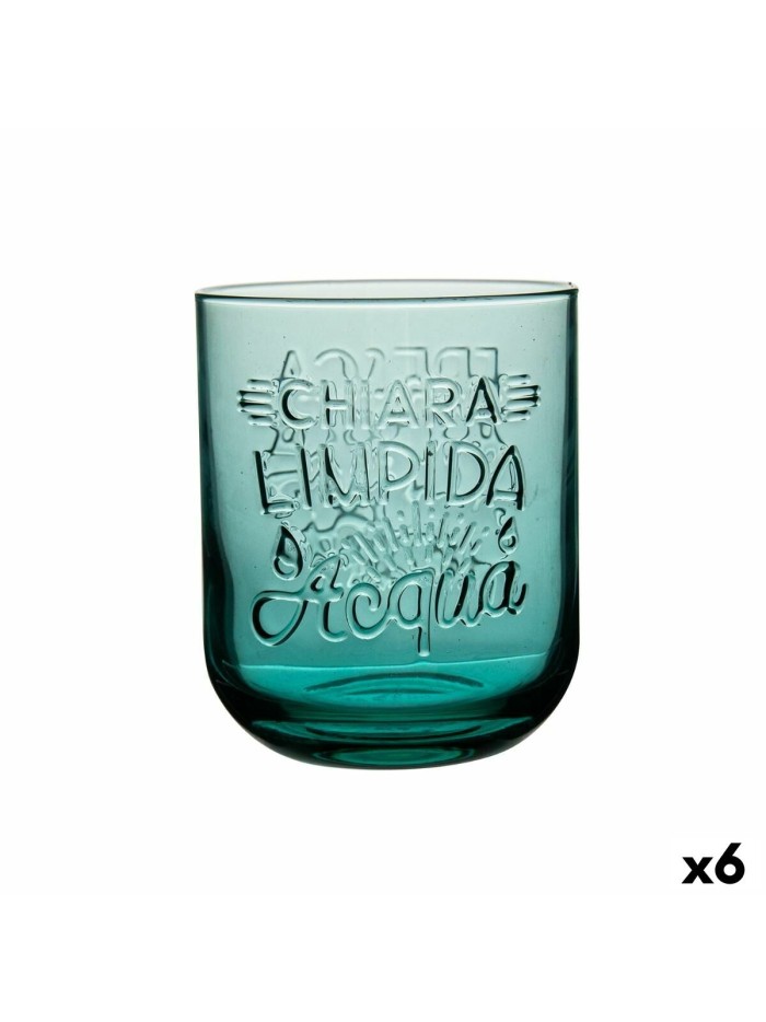 Verre Graphica Vert verre 395 ml (6 Unités)