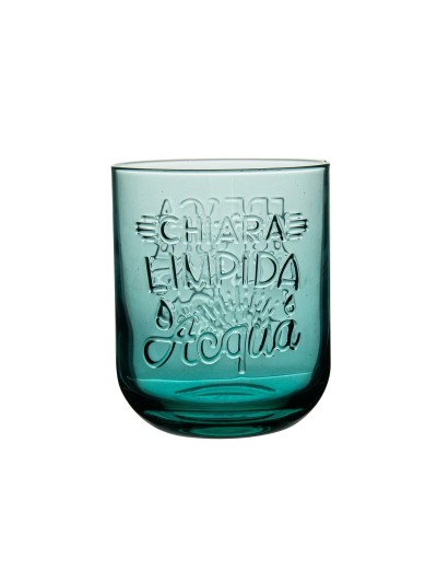Vaso Graphica Verde Vidrio 395 ml (6 Unidades)