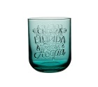Vaso Graphica Verde Vidrio 395 ml (6 Unidades)