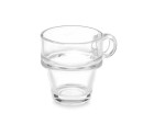 Cup Transparent Glass 90 ml (6 Units)