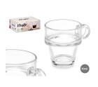 Cup Transparent Glass 90 ml (6 Units)