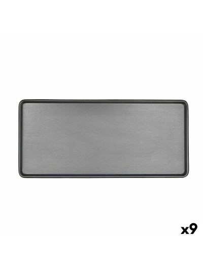 Fuente de Cocina Bidasoa Gio Gris Plástico 31,5 x 14,5 cm (9 Unidades)