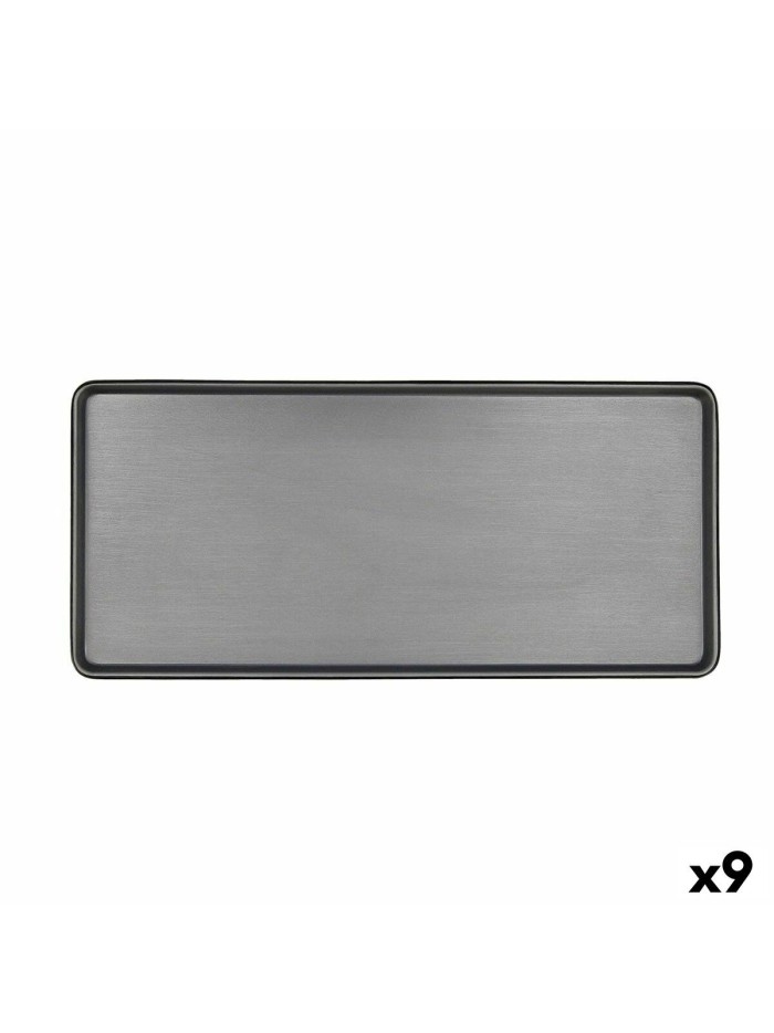 Fuente de Cocina Bidasoa Gio Gris Plástico 31,5 x 14,5 cm (9 Unidades)