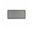 Snack tray Bidasoa Gio Black Plastic 24 x 11,5 cm (12 Units)