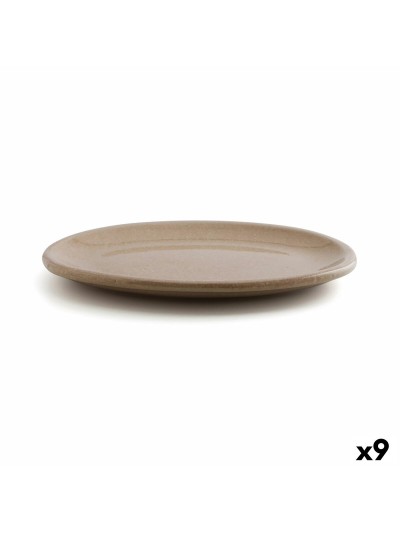 Fuente de Cocina Anaflor Vulcano Beige Cerámica 33 x 25 cm (9 Unidades)