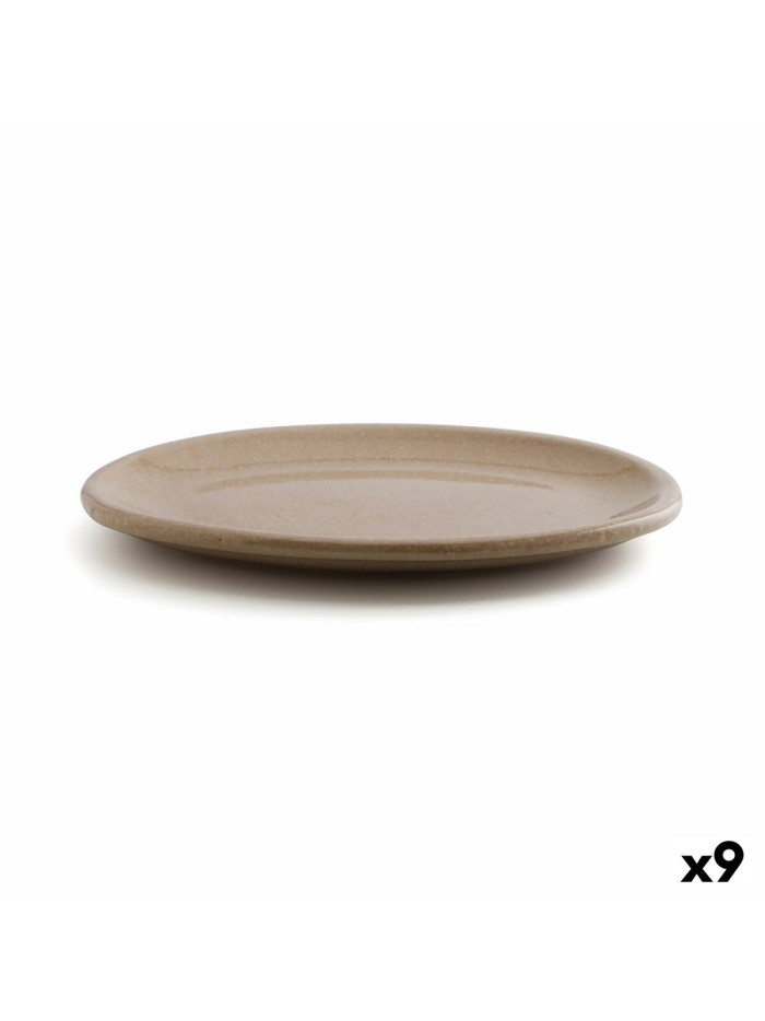 Fuente de Cocina Anaflor Vulcano Beige Cerámica 33 x 25 cm (9 Unidades)