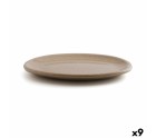 Fuente de Cocina Anaflor Vulcano Beige Cerámica 33 x 25 cm (9 Unidades)