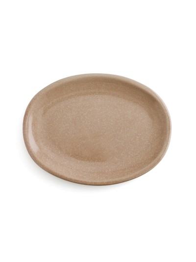 Serving Platter Anaflor Vulcano Beige Ceramic 33 x 25 cm (9Units)