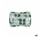 Plateau de petit déjeuner Quid Habitat Multicouleur Plastique 33,5 x 23 x 3,5 cm Avec des poignées Volets (12 Unités)