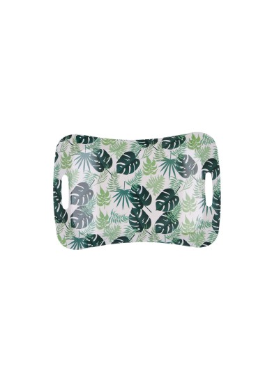 Plateau de petit déjeuner Quid Habitat Multicouleur Plastique 33,5 x 23 x 3,5 cm Avec des poignées Volets (12 Unités)