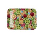 Bandeja de desayuno Quid Habitat Multicolor Plástico 32 x 23 x 1,7 cm Con asas Frutas (12 Unidades)