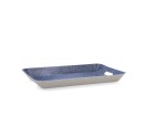 Breakfast tray Quid Habitat Blue Plastic 33 x 23 x 4 cm With handles Denim (12 Units)