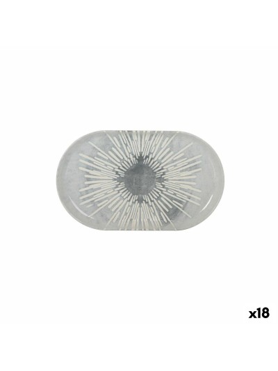 Bandeja de Aperitivos La Mediterránea Ivar Ovalado 25 x 15 x 2,2 cm (18 Unidades)