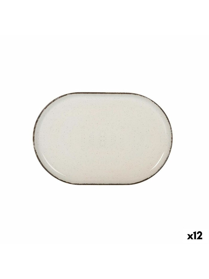 Bandeja de Aperitivos La Mediterránea Anllo Ovalado 30 x 20 x 2,5 cm (12 Unidades)