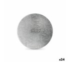 Cake stand Algon Silver 20 x 20 x 1 cm Circular (24 Units)
