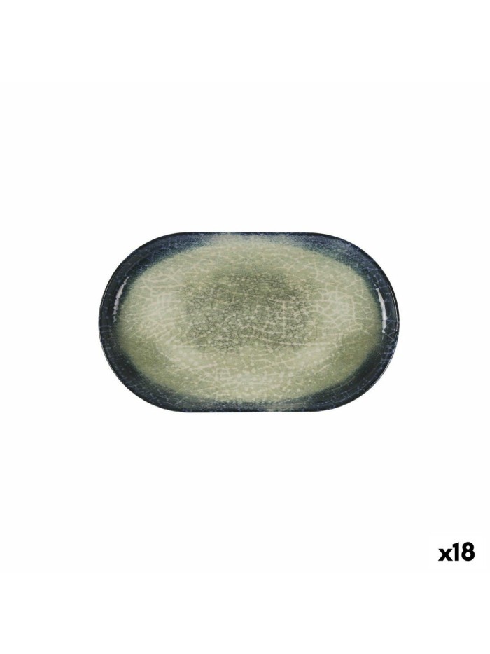 Snack tray La Mediterránea Olaf Oval 25 x 15 x 2,2 cm (18 Units)