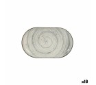 Bandeja de Aperitivos La Mediterránea Vortex Ovalado 25 x 15 x 2,2 cm (18 Unidades)