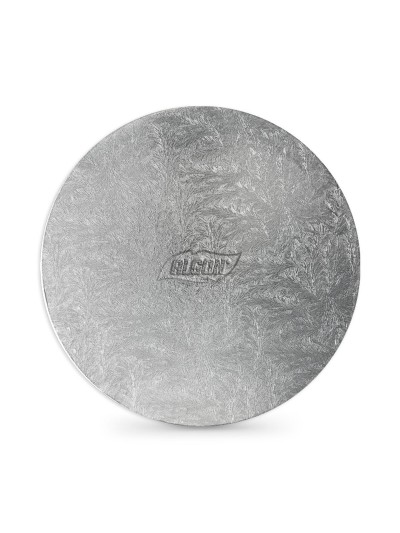 Cake stand Algon Silver 40 x 40 x 1,5 cm Circular (12 Units)