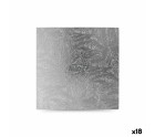 Cake stand Algon Silver 30 x 30 x 1,5 cm Squared (18 Units)