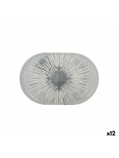 Bandeja de Aperitivos La Mediterránea Ivar Ovalado 30 x 20 x 2,5 cm (12 Unidades)