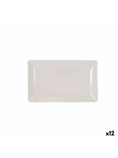 Snack tray La Mediterránea White 30 x 20 x 2,5 cm (12 Units)