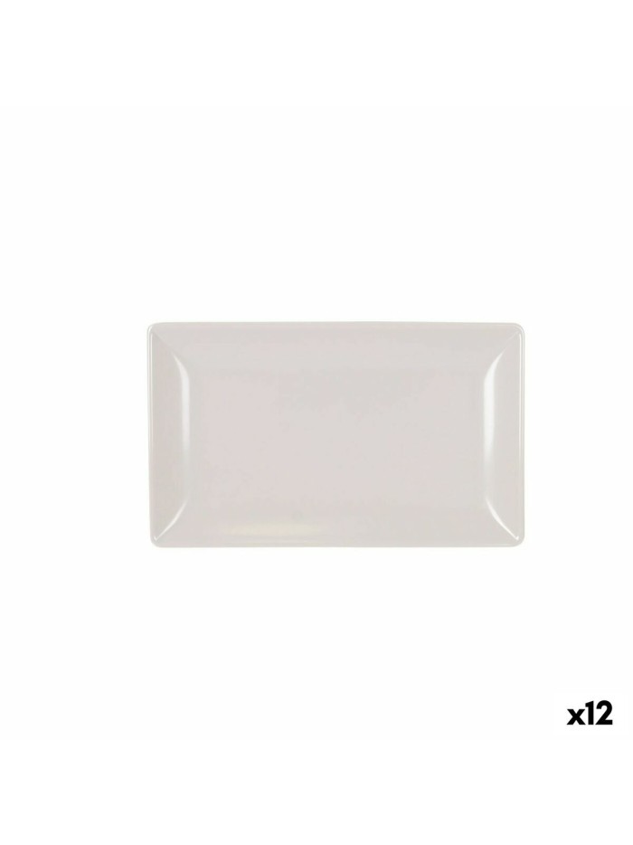 Bandeja de Aperitivos La Mediterránea Blanco 30 x 20 x 2,5 cm (12 Unidades)