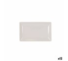Plateau apéritif La Mediterránea Blanc 25 x 15 x 2 cm (12 Unités)
