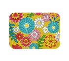 Bandeja Versa Amarillo Polietileno RPET 27 x 2,2 x 38 cm Flores