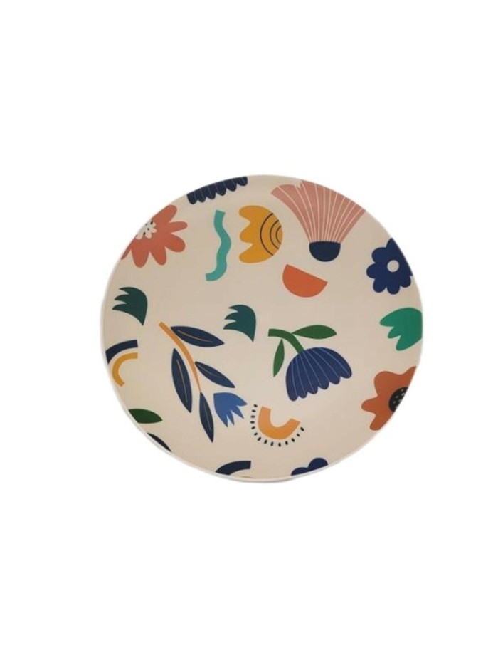 Assiette plate Versa Sunflower Polyéthylène RPET Ø 25 cm