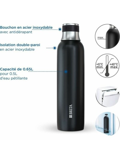 Thermos Brita sodaTRIO Black 650 ml