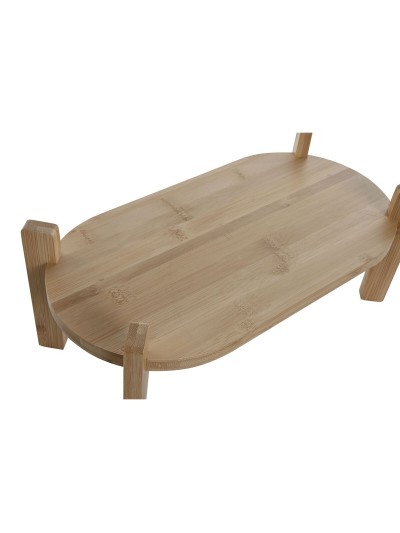 Distributeur de boissons Home ESPRIT Silicone Bambou Verre Plastique 5,5 L 37 x 25 x 46 cm