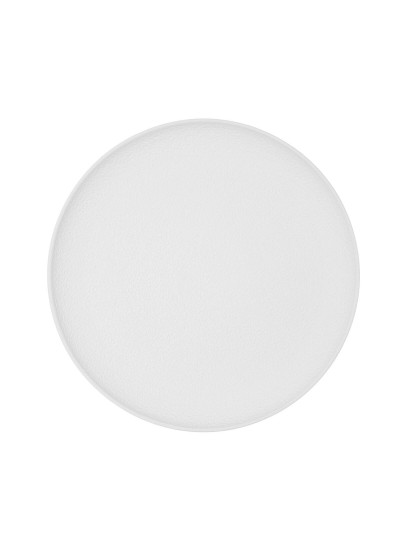 Flat Plate Bidasoa Fosil White Ceramic 26,5 x 26,4 x 2,3 cm (6 Units)