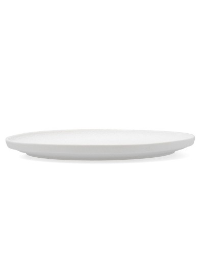 Plato Llano Bidasoa Fosil Blanco Cerámica 26,5 x 26,4 x 2,3 cm (6 Unidades)