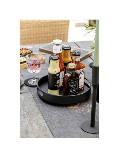 Bandeja Wenko Susie 55098100 Negro Redondo