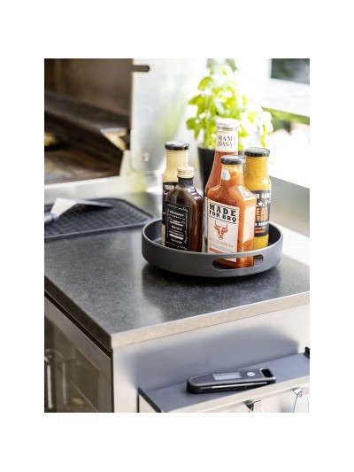 Tray Wenko Susie 55098100 Black Circular