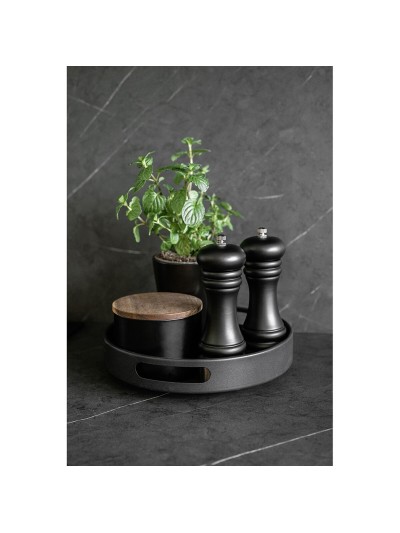 Tray Wenko Susie 55098100 Black Circular