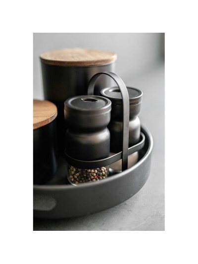 Tray Wenko Susie 55098100 Black Circular