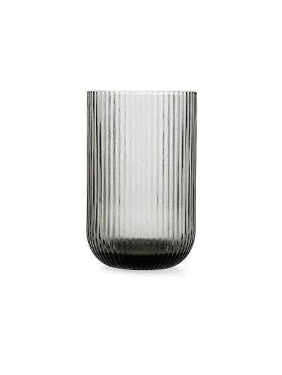 Glass Bidasoa Fosil Grey Glass 460 ml (6 Units)