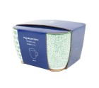 Juego de 4 Tazas Mug Home ESPRIT Blanco Verde Porcelana 340 ml